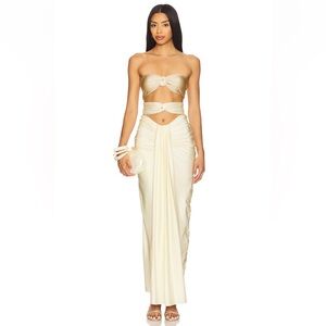 Baobab Giselle Dress in Marble Ivory